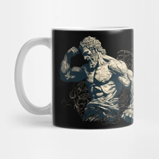 Greek God Extra Muscles Tee Mug